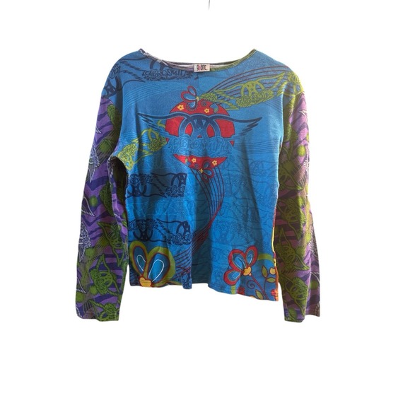 giant Other - Rare Vintage 2001 Aerosmith Band T Shirt Size Medium *Wear From Washing